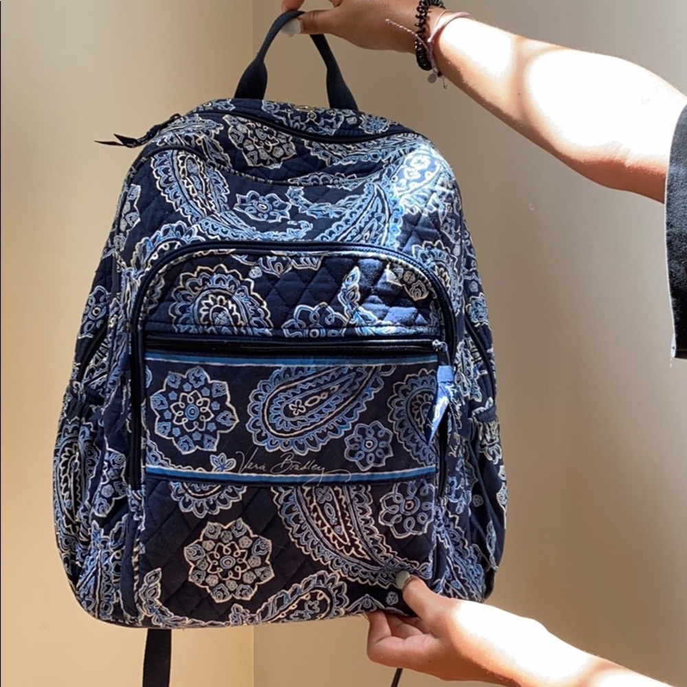 vera bradley campus backpack :))